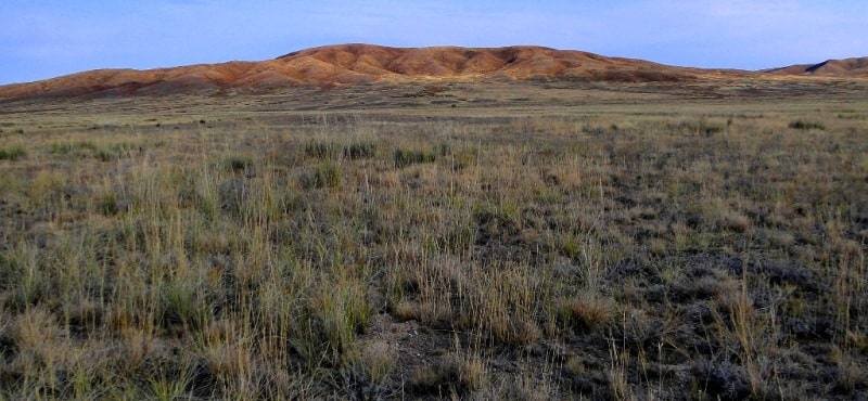 The Shunak Meteorite Crater and environs.