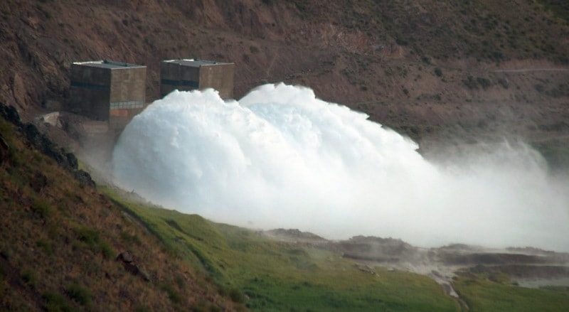 Bortogai reservoir.