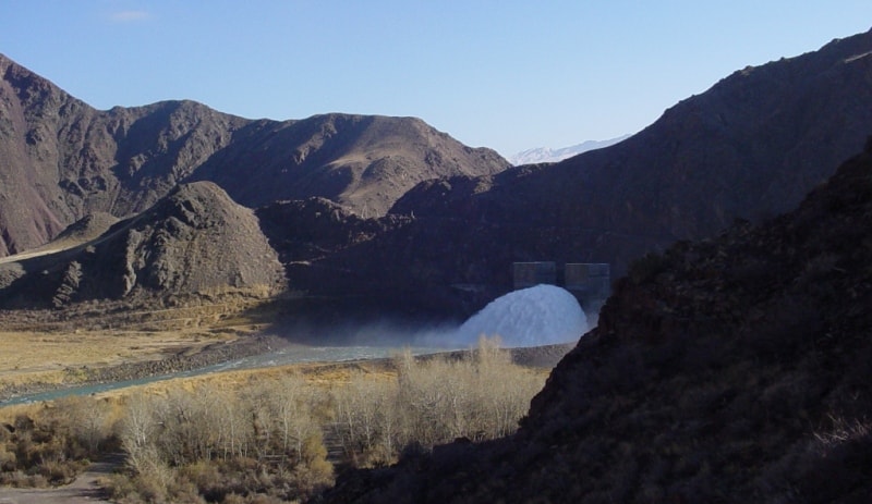 Bortogai reservoir.