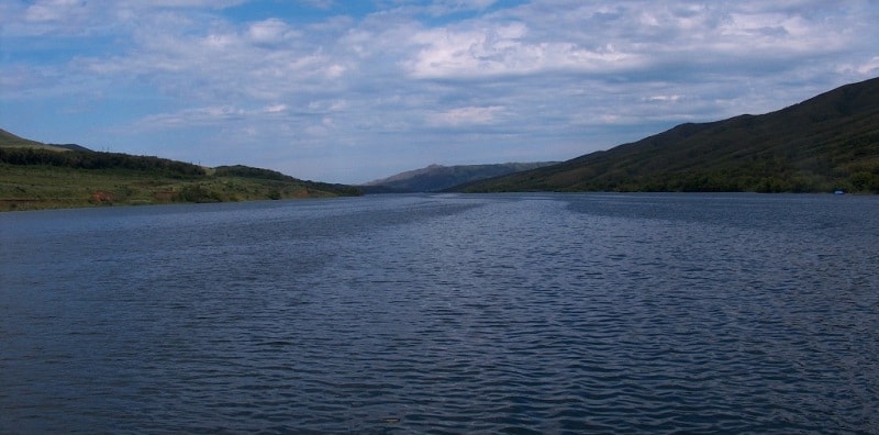 Бухтарминское водохранилище.
