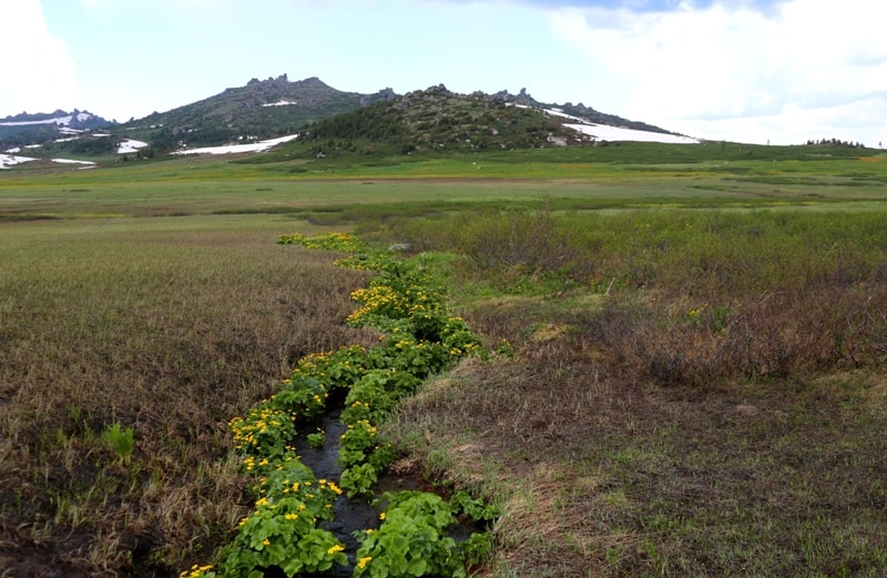 Natural sights of the Ivanovskiy ridge.