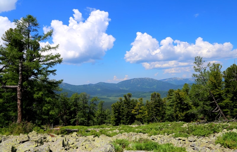 Natural sights of the Ivanovskiy ridge.