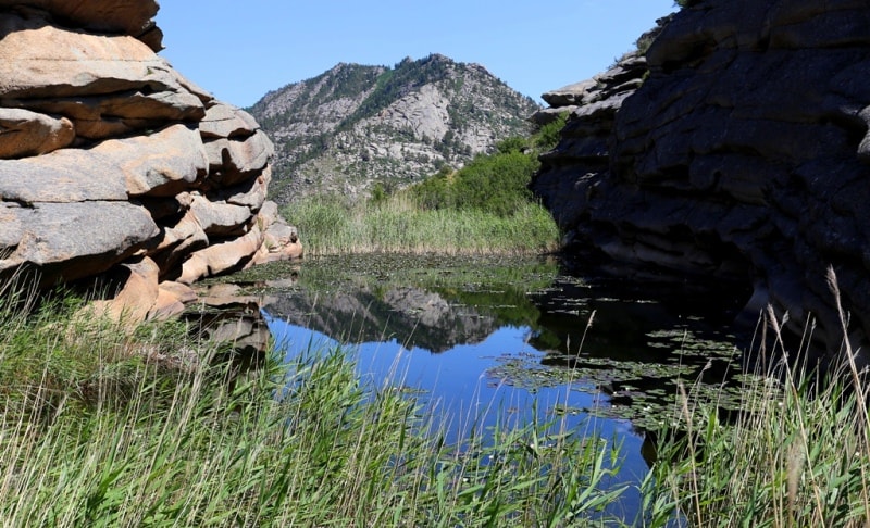 Ablaykit the lake.  