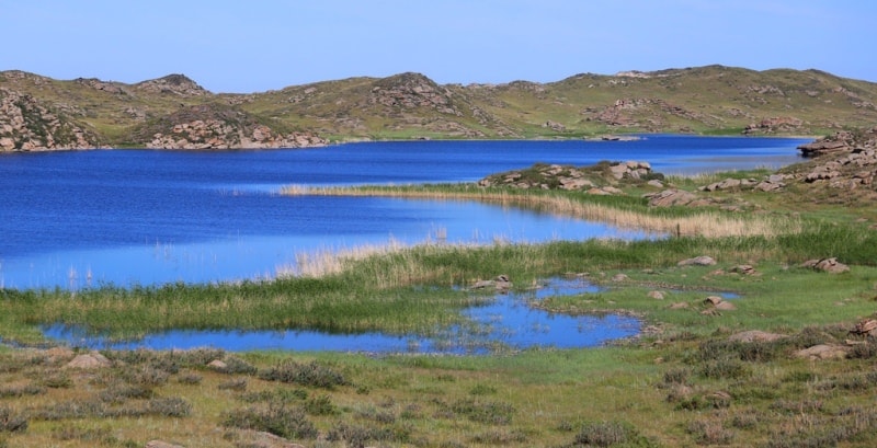 Kemirkol lake.