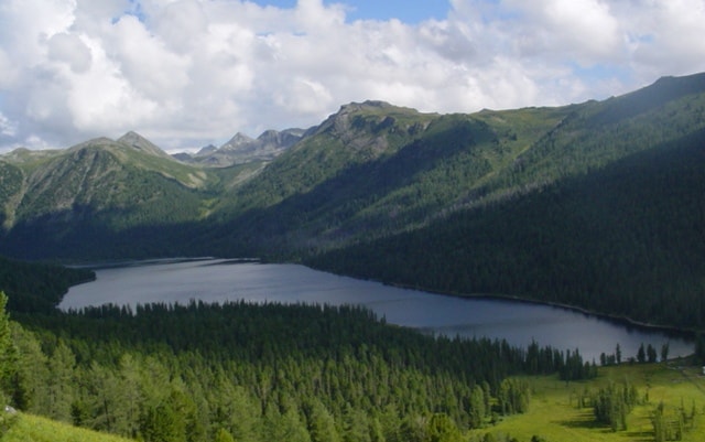 Rakhmany lake in Katon-Karagai park.