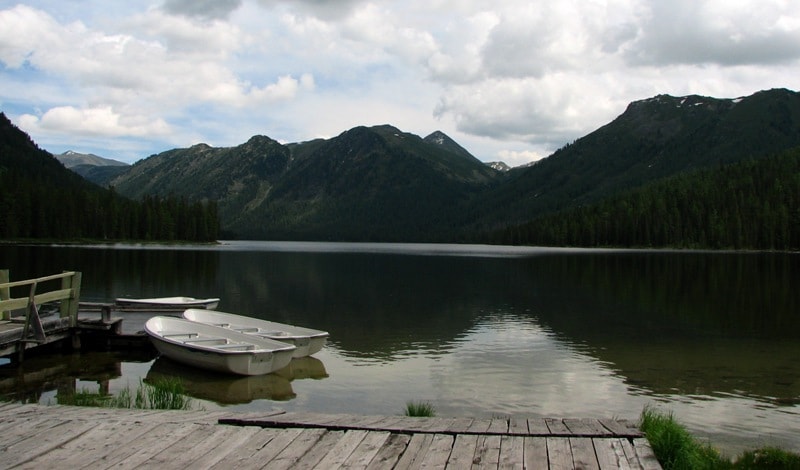 Rakhmany lake in Katon-Karagai park.