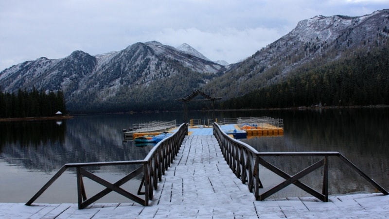 Rakhmany lake in Katon-Karagai park.