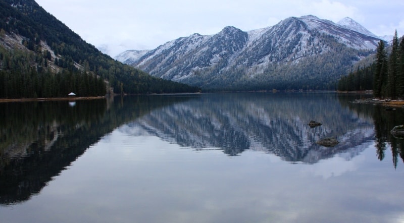 Rakhmany lake in Katon-Karagai park.