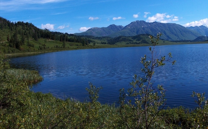 Lake Yazevoe in Katon-Karagai park.