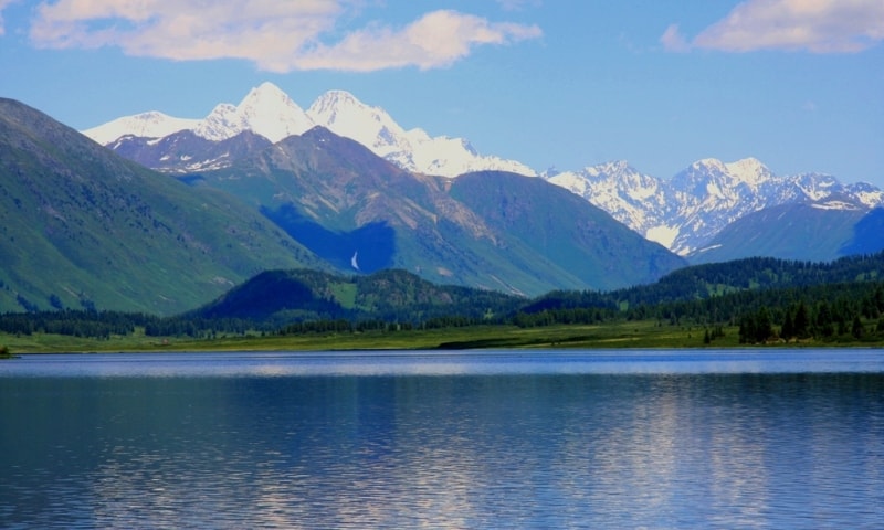 Lake Yazevoe in Katon-Karagai park.