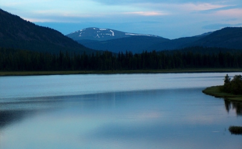 Lake Yazevoe in Katon-Karagai park.