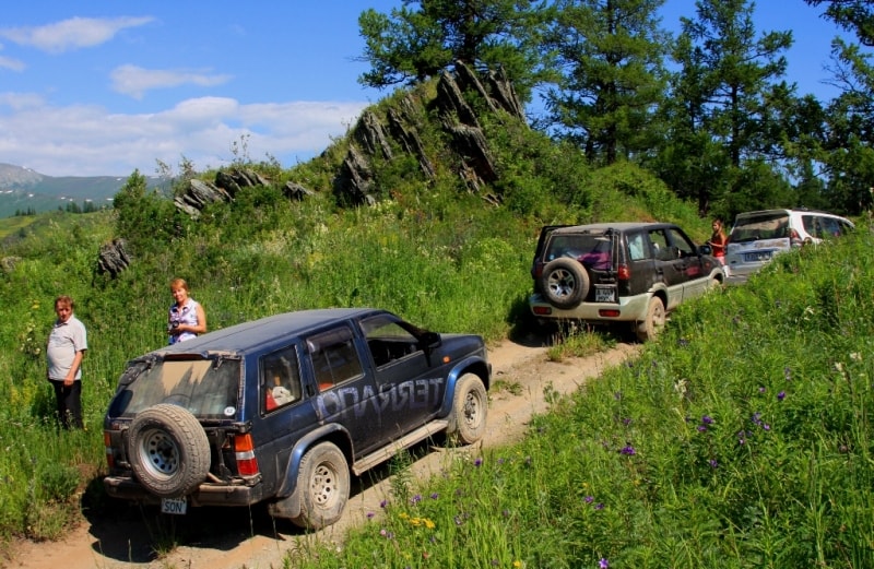 Pass Alataiskii of the Austrian road.