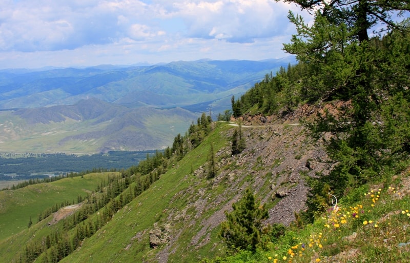 Перевал Бурхат. Хребет Тарбагатай.