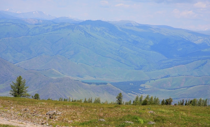 Перевал Бурхат. Хребет Тарбагатай.