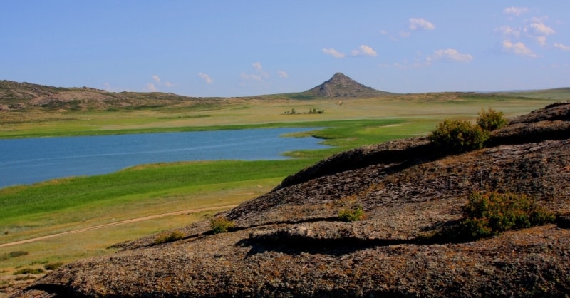 Kazakhstan Altay lake.