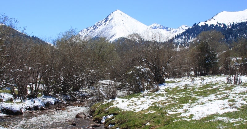 Akkol gorge in Bayankol.