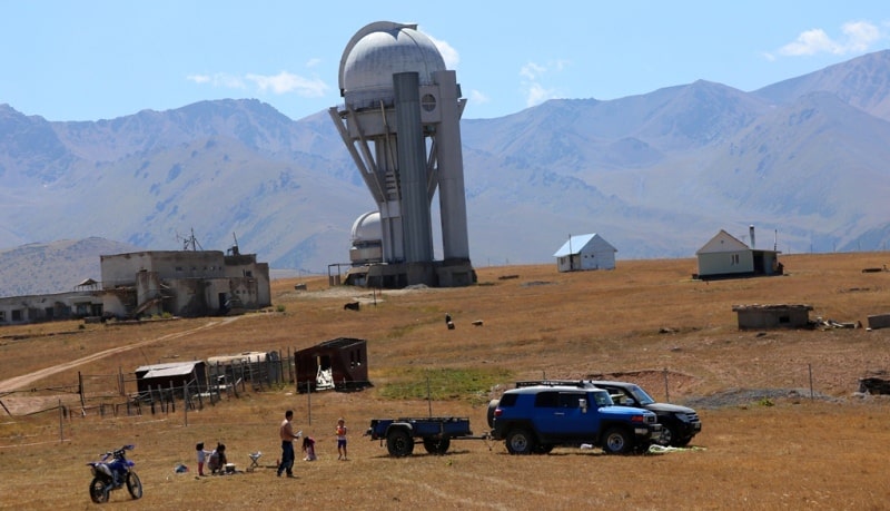 Asy-Turgen observatory and its vicinities.