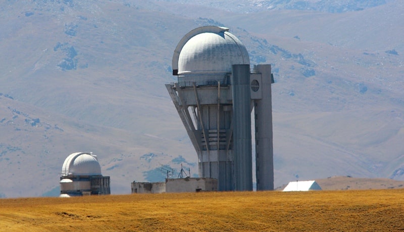 Асы-Тургеньская обсерватория и ее окрестности.