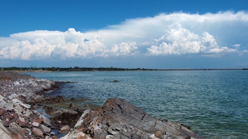 Капшагайское водохранилище.