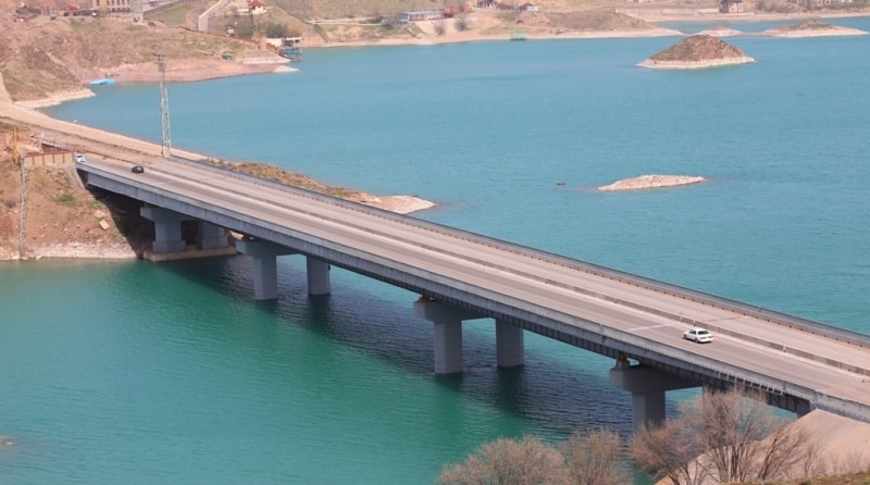 Kapshagay reservoir.