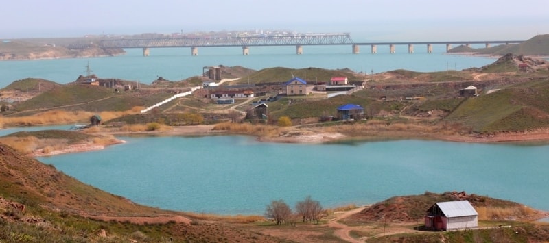 Kapshagay reservoir.