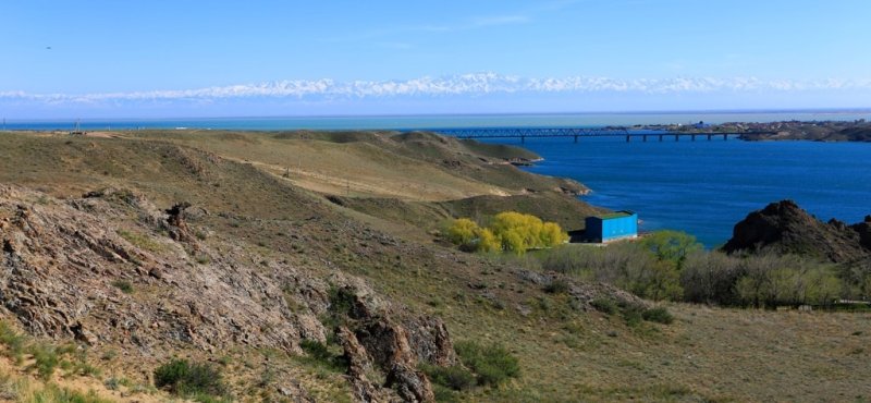 Капшагайское водохранилище.