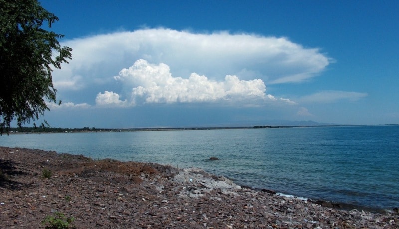 Капшагайское водохранилище.