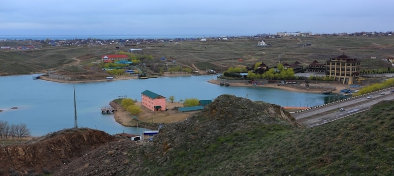 Kapshagay reservoir.