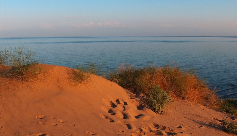 Капшагайское водохранилище.