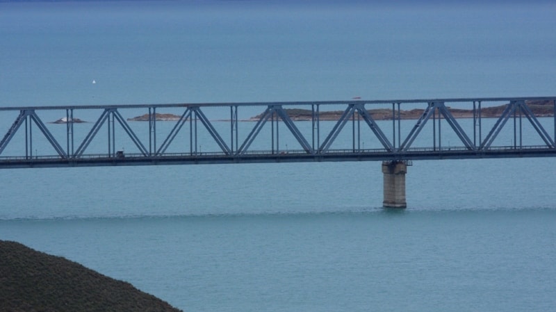 Kapshagay reservoir.