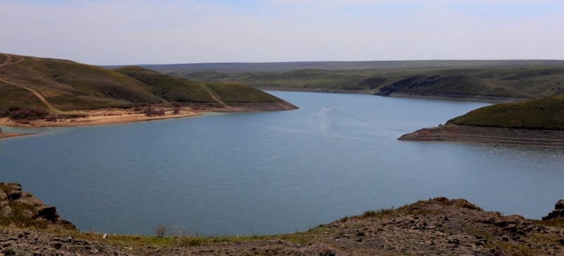 Куртинское водохранилище.