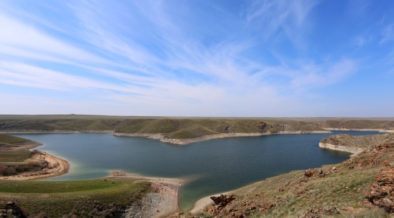 Куртинское водохранилище.