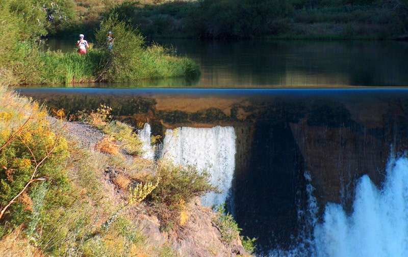 River Lepsy Dzhungarskiy Ala-Tau.
