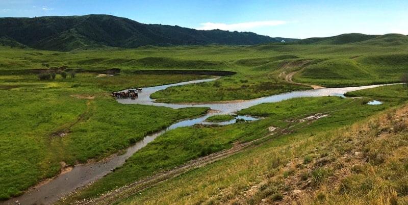 Sarkand river.