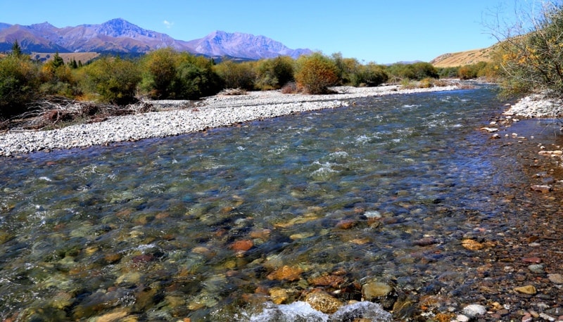 Vicinities of the valley and river Tekes.