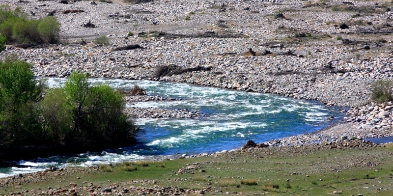 The river Usek also its vicinities.