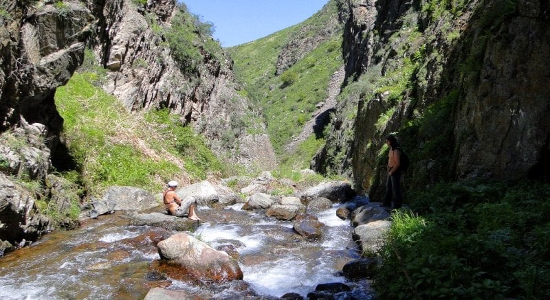 Река Узун-Каргалы и ее окрестности.