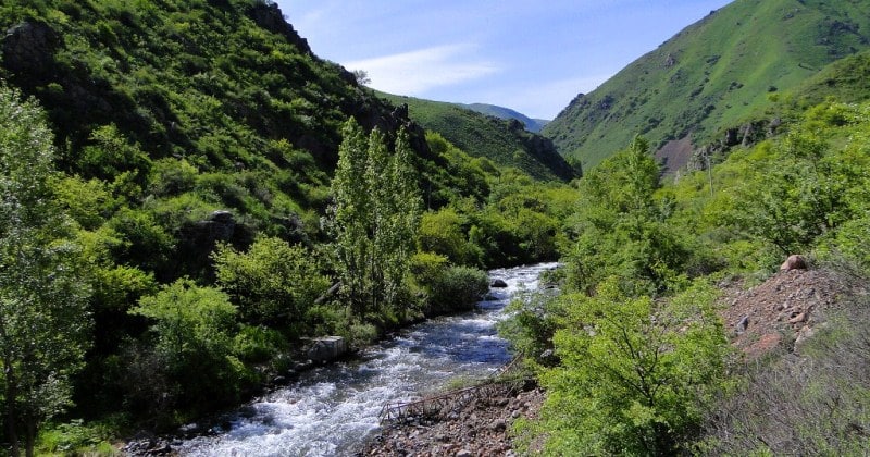 Река Узун-Каргалы и ее окрестности.