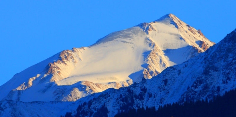 In mountains of Zailiysky Ala-Tau.