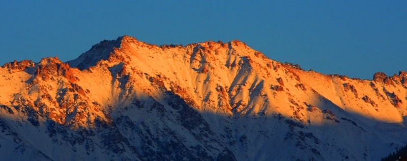 In mountains of Zailiysky Ala-Tau.