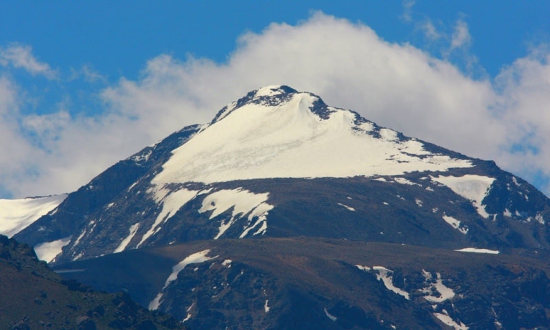 Mountains and foothills of Dungarsky Ala-Tau.