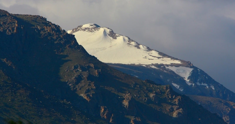 Mountains and foothills of Dungarsky Ala-Tau.