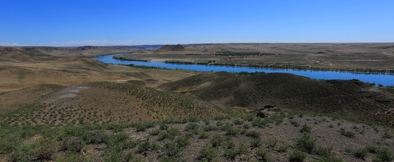 The Zhetysu rivers.