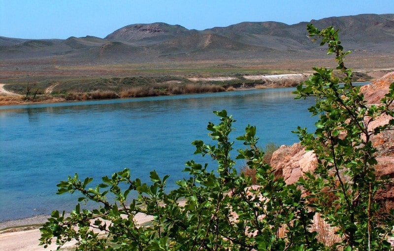 The Zhetysu rivers.