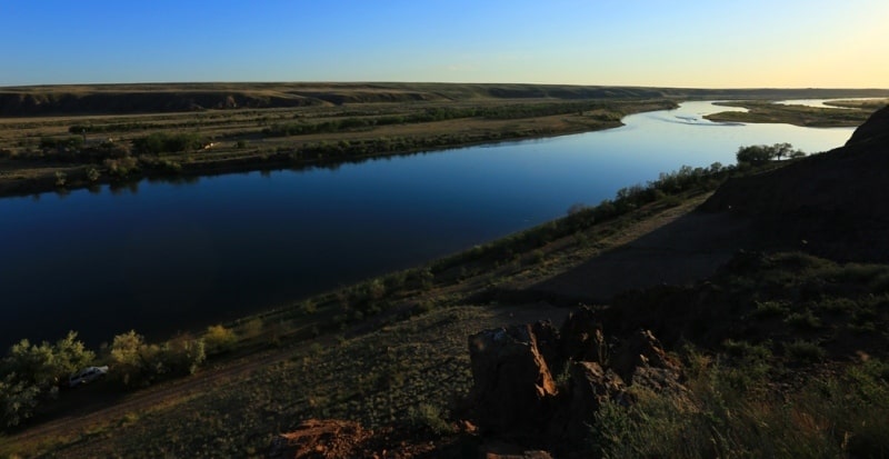 The Zhetysu rivers.