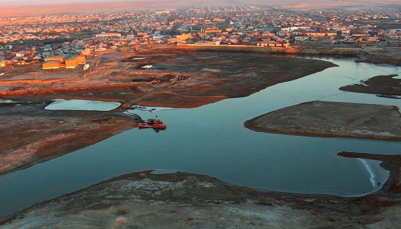 Environs of Small Aral Sea.