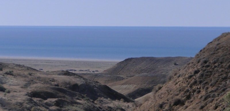 Small Aral Sea and its environs.