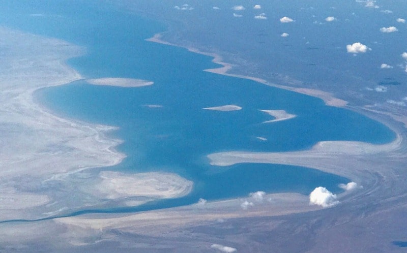 Малое Аральское море и его окрестности.