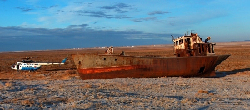 Окрестности Северного Аральского моря.