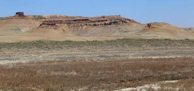  The East cliff plateau Ustyurt.